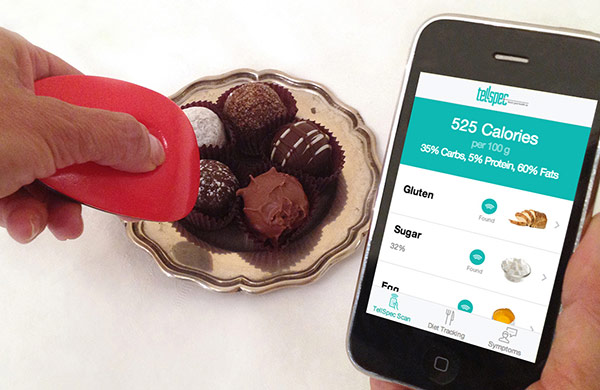 Сканер TellSpec способен определить калорийность и состав пищи