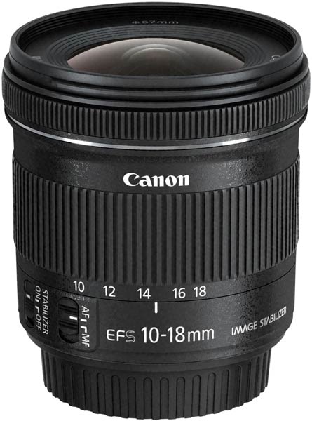 Объектив Canon EF-S 10-18mm f/4.5-5.6 IS STM появится в продаже в июне по цене $300