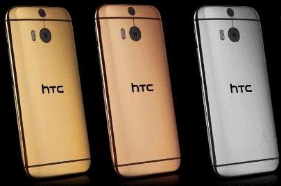HTC One M8 gold