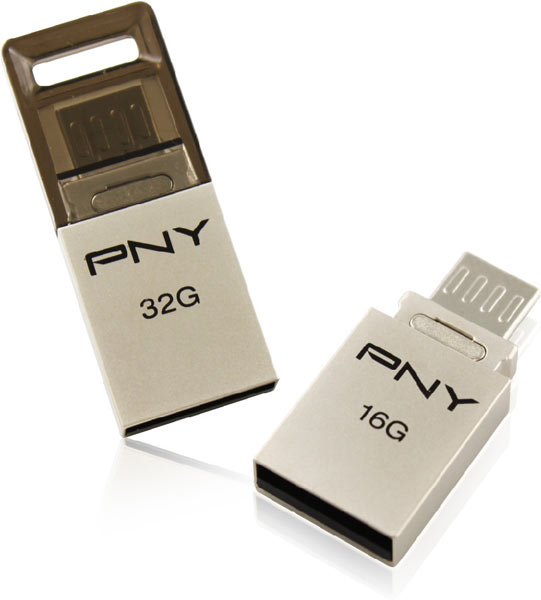 Доступны модификации PNY Duo-Link OU2 объемом 8, 16, 32 и 64 ГБ