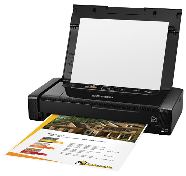 Принтер Epson WorkForce WF-100 можно использовать совместно со смартфонами и планшетами