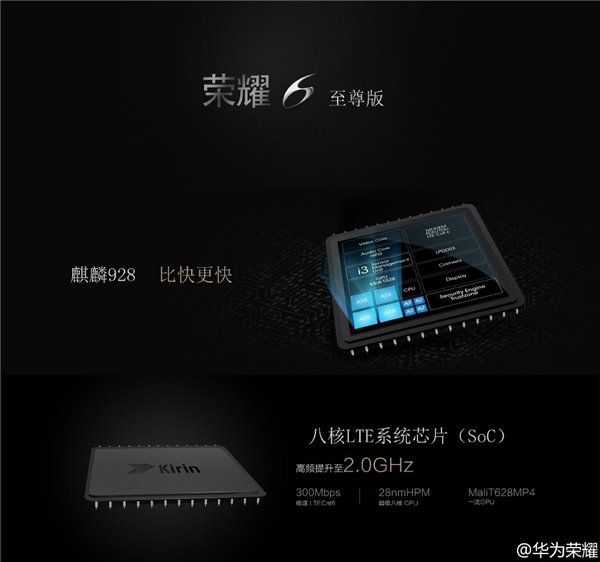 В Huawei Honor 6 Pro используется процессор HiSilicon Kirin 928