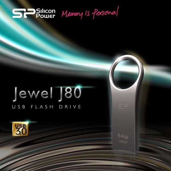 Накопитель Silicon Power Jewel J80 выпускается объемом 8, 16, 32 и 64 ГБ