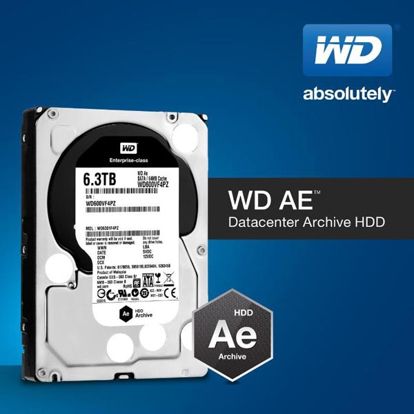 К особенностям WD Ae можно отнести низкое энергопотребление, большую ёмкость и высокую плотность записи