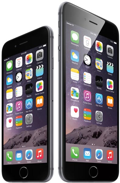 Обе модели Apple iPhone 6 будут доступны в золотистом, серебристом и сером цветах