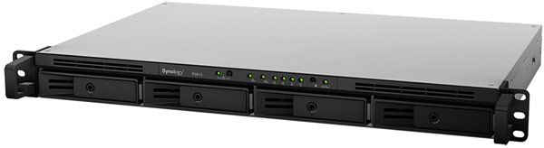 Для подключения к сети Synology RackStation RS815 имеет два порта Gigabit Ethernet с поддержкой агрегации