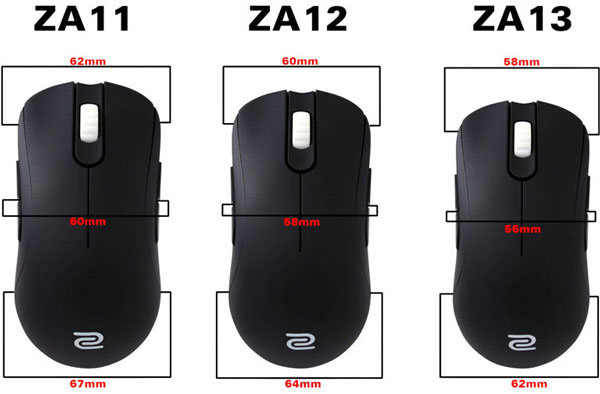 В мышах Zowie Gear ZA используется датчик Avago 3310
