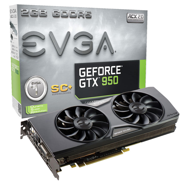 EVGA GeForce GTX 950 SC+ (02G-P4-2956)