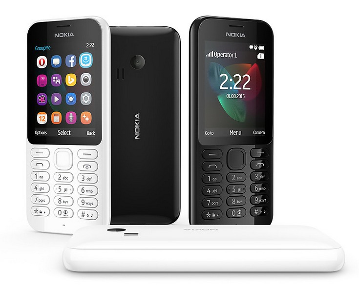 Телефон Nokia 222 оснащён камерой разрешением 2 Мп