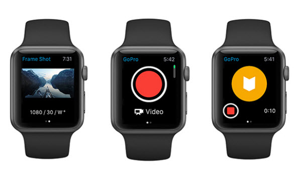 Камерами GoPro теперь можно управлять при помощи часов Apple Watch