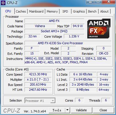 AMD начала продажи процессора FX-6330 Black Edition