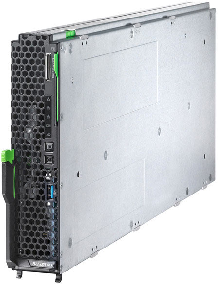К общим чертам серверов Fujitsu Primergy RX2530 M1 и BX2580 M1 можно отнести использование процессоров Intel Xeon E5-2600 v3