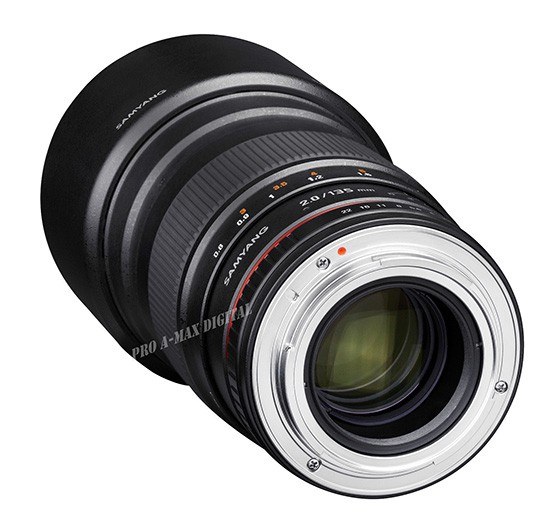 Полнокадровый объектив Samyang 135mm F2.0 ED для зеркальных камер Canon