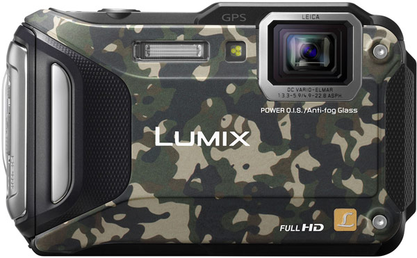 Покупатель Panasonic Lumix TS6 TS6 может выбрать камуфлированный вариант камеры