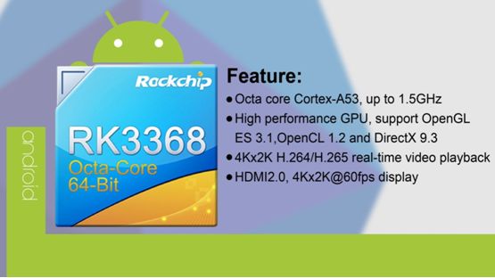 Rockchip RK3368 SoFIA 3G-R