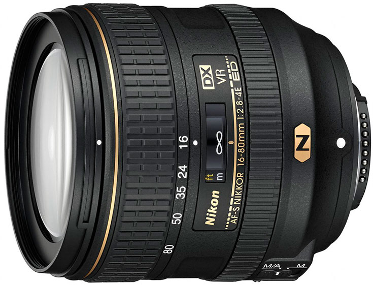 Рекомендованная цена объектива AF-S DX Nikkor 16–80mm f/2.8–4E ED VR — $1070