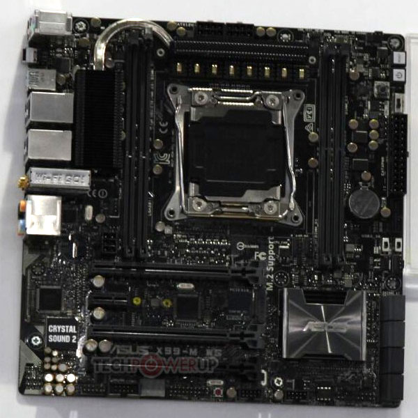 Системная плата Asus X99M-WS рассчитана на процессоры Intel в исполнении LGA 2011-v3