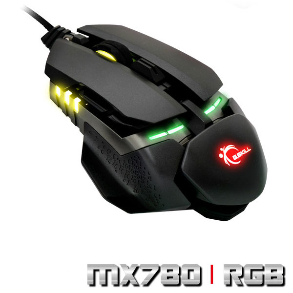 В мыши G.Skill Ripjaws MX780 RGB используется лазерный датчик Avago разрешением 8200 точек на дюйм