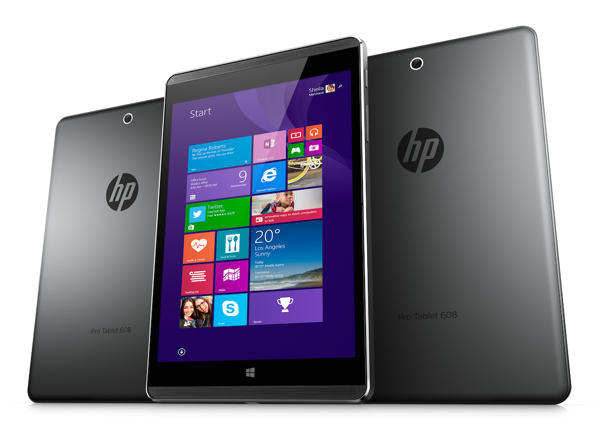 Планшет HP Pro Tablet 608 оснащен восьмидюймовым экраном