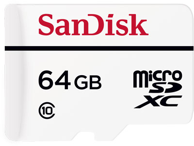 Карты памяти SanDisk High Endurance Video Monitoring microSDXC и microSDHC предназначены для систем видеонаблюдения
