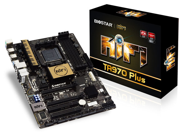 Системная плата Biostar TA970 Plus рассчитана на процессоры AMD с TDP до 140 Вт