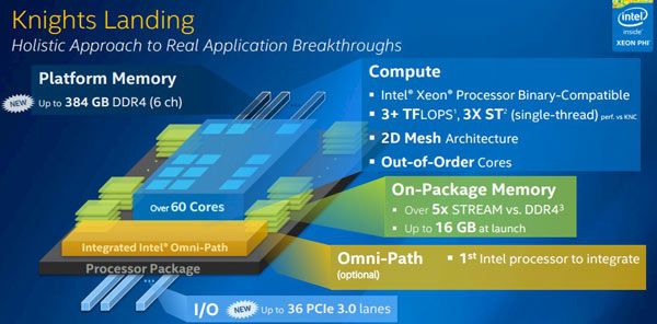 Сопроцессоры Intel Knights Landing должны появиться на рынке во втором полугодии 2015 года 