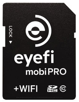 Карточка памяти Eyefi Mobi Pro объемом 32 ГБ поддерживает Wi-Fi