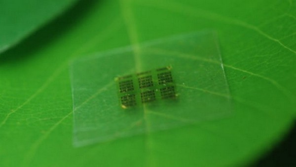 микросхема на подложке из нанофибрилла целлюлозы