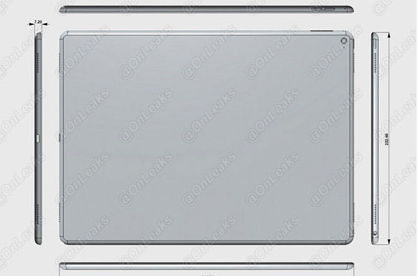 Планшету Apple iPad Pro с экраном размером 12,9 дюйма приписывают поддержку Force Touch и NFC, наличие разъема USB Type-C 