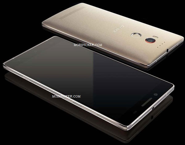 На новом изображении смартфон Gionee Elife E8 показан одновременно спереди и сзади