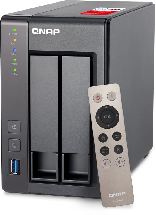 Домашние хранилища с сетевым подключением QNAP TS-251+ и TS-451+ поддерживают виртуализацию и шифрование