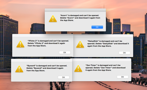 Из-за просроченного сертификата безопасности пользователям Mac пришлось переустановить приложения из App Store
