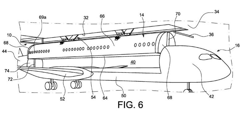 Airbus запатентовала отсоединяемый пассажирский блок для самолетов