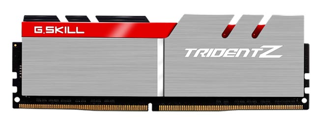 В набор G.Skill Trident Z DDR4-4133 входит два модуля памяти объемом по 8 ГБ