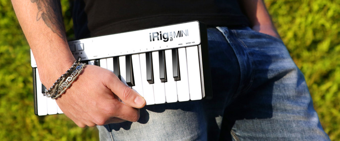 Компания IK Multimedia представила MIDI-клавиатуру iRig Keys mini