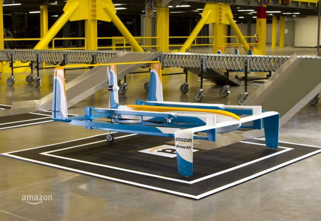 Джереми Кларксон представил новый прототип дрона доставки Amazon из проекта Prime Air