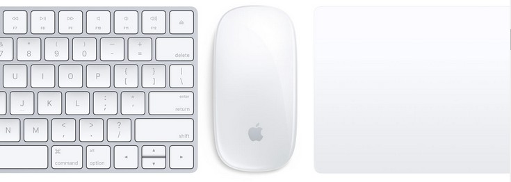 Аксессуары Apple Magic Keyboard, Magic Mouse 2 и Magic Trackpad 2 представлены вместе с новыми моноблоками