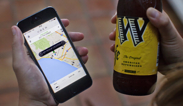 В Нью-Джерси такси Uber бесплатно развозят перебравших водителей по домам