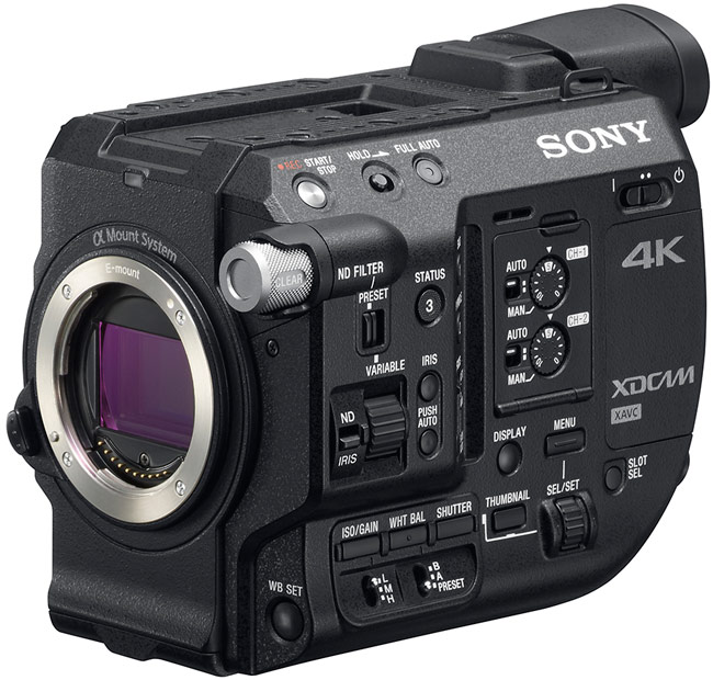 Sony PXW-FS5 — первая видеокамера Super 35, оснащенная встроенным нейтральным фильтром переменной плотности