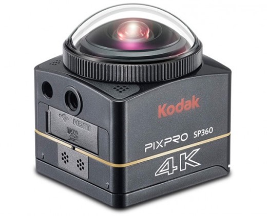 В камере Kodak PixPro SP360-4K используется датчик изображения типа CMOS с обратной засветкой