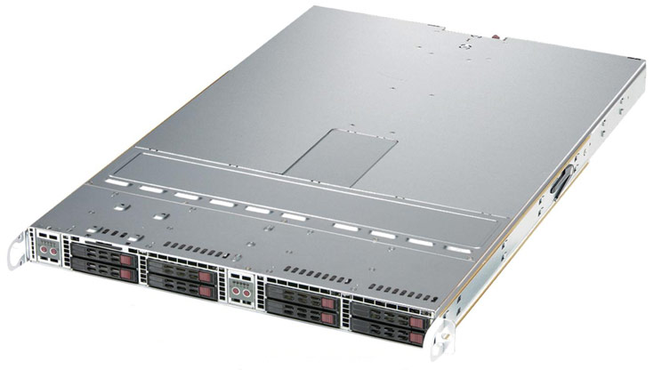 Сервер Supermicro 1U TwinPro SuperServer характеризуется полной избыточностью