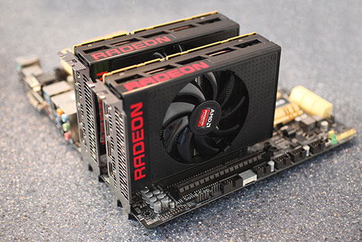 Добавление второй 3D-карты AMD Radeon R9 Nano обеспечивает прирост производительности до 90% в играх с разрешением 4К