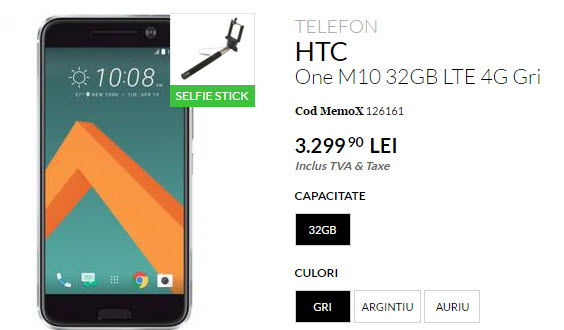 Интернет-магазин Quick Mobile принимает предварительные заказы на смартфон HTC 10 по цене $825