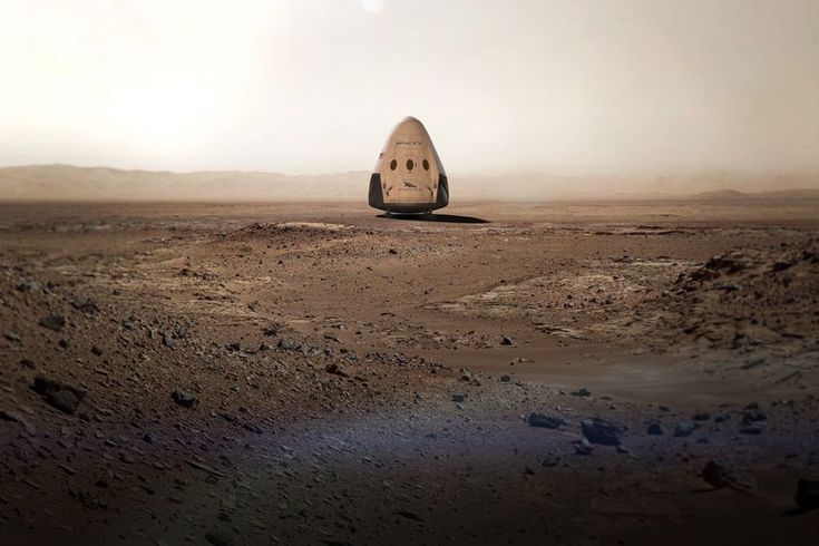 Космический корабль SpaceX Red Dragon отправится к Марсу уже в 2018 году