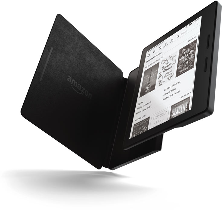 Электронная книга Amazon Kindle Oasis оснащена шестидюймовым экраном