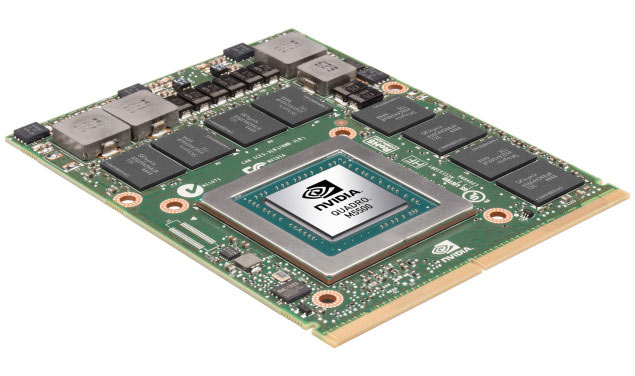 В мобильной 3D-карте Nvidia Quadro M5500 с 8 ГБ памяти используется GPU GM204