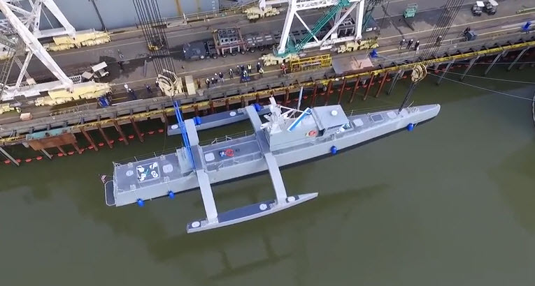 DARPA проводит испытания беспилотного корабля ACTUV, который будет охотиться за подводными лодками