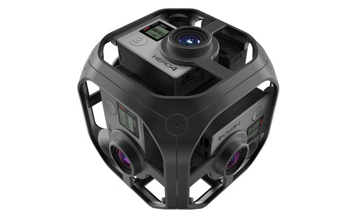 Устройство GoPro Omni вмещает шесть камер Hero4 