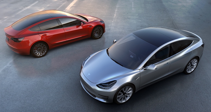 Tesla представила свой первый доступный электромобиль Tesla Model 3