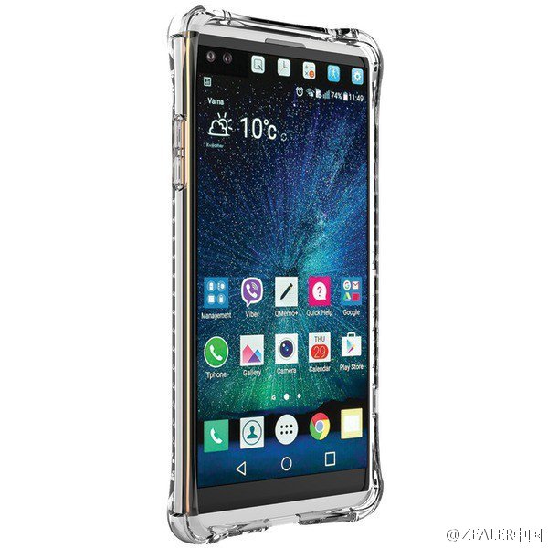 Смартфон LG V20 красуется «в полный рост» на новых изображениях